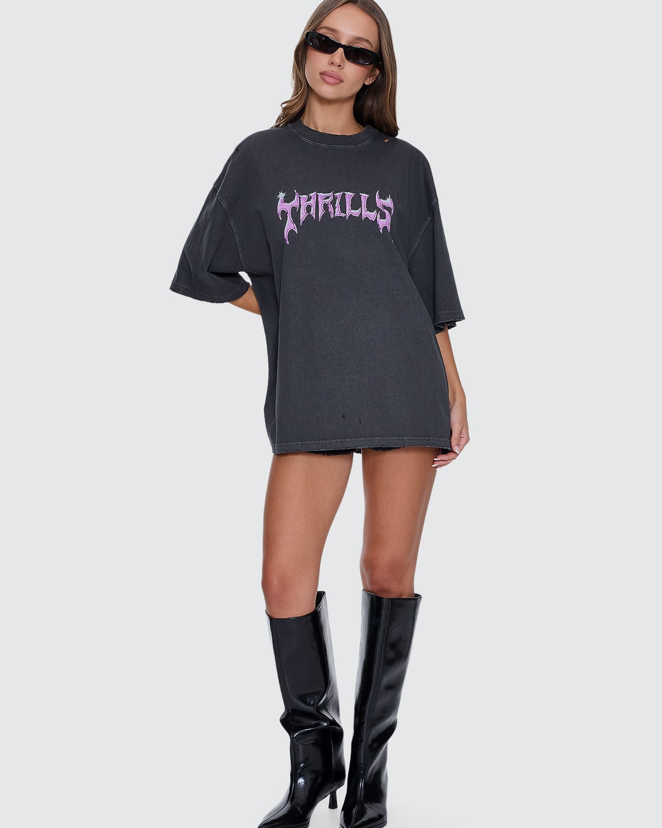 Neon Metal Oversized Tee