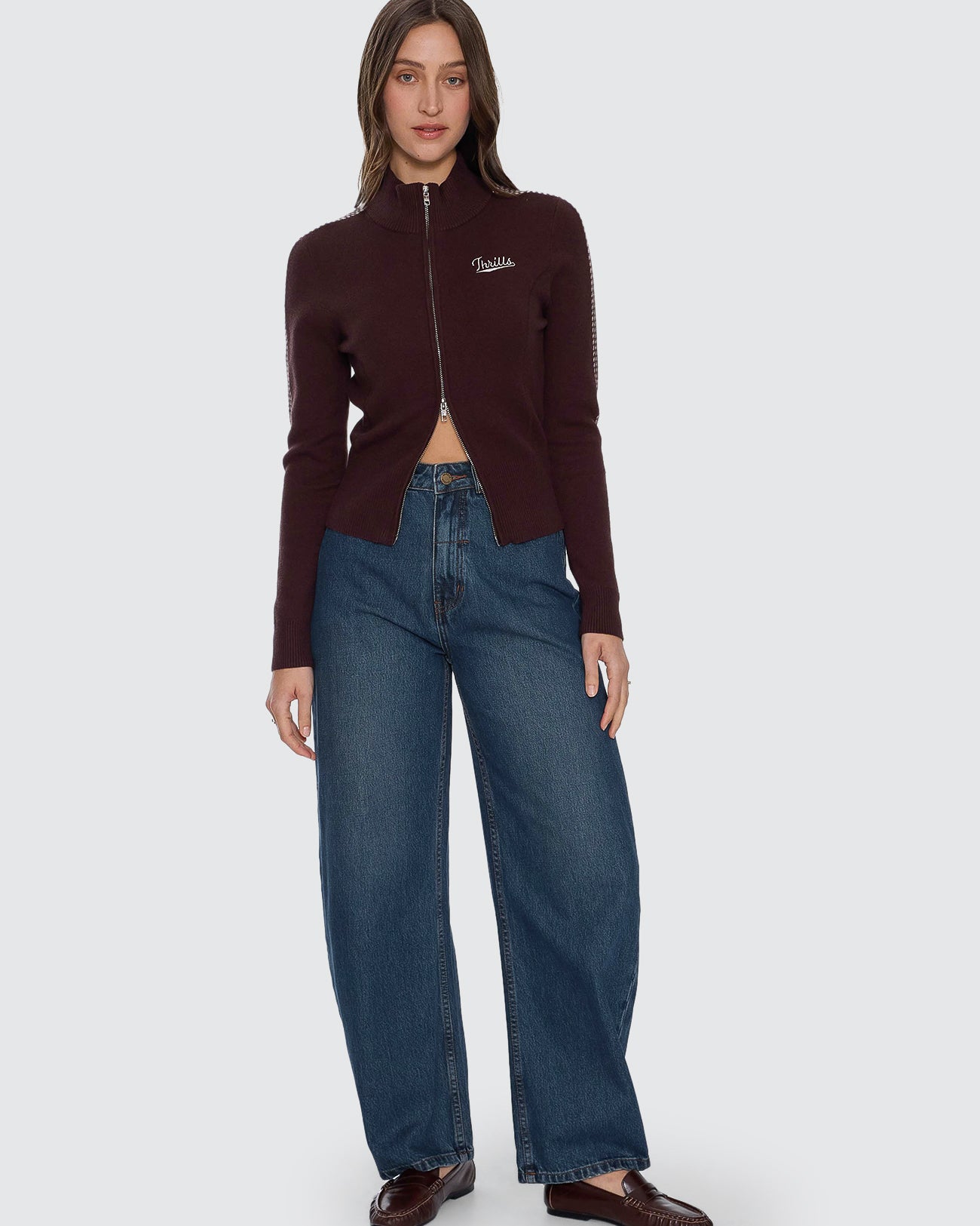 Final Call Zip Knit Sweater