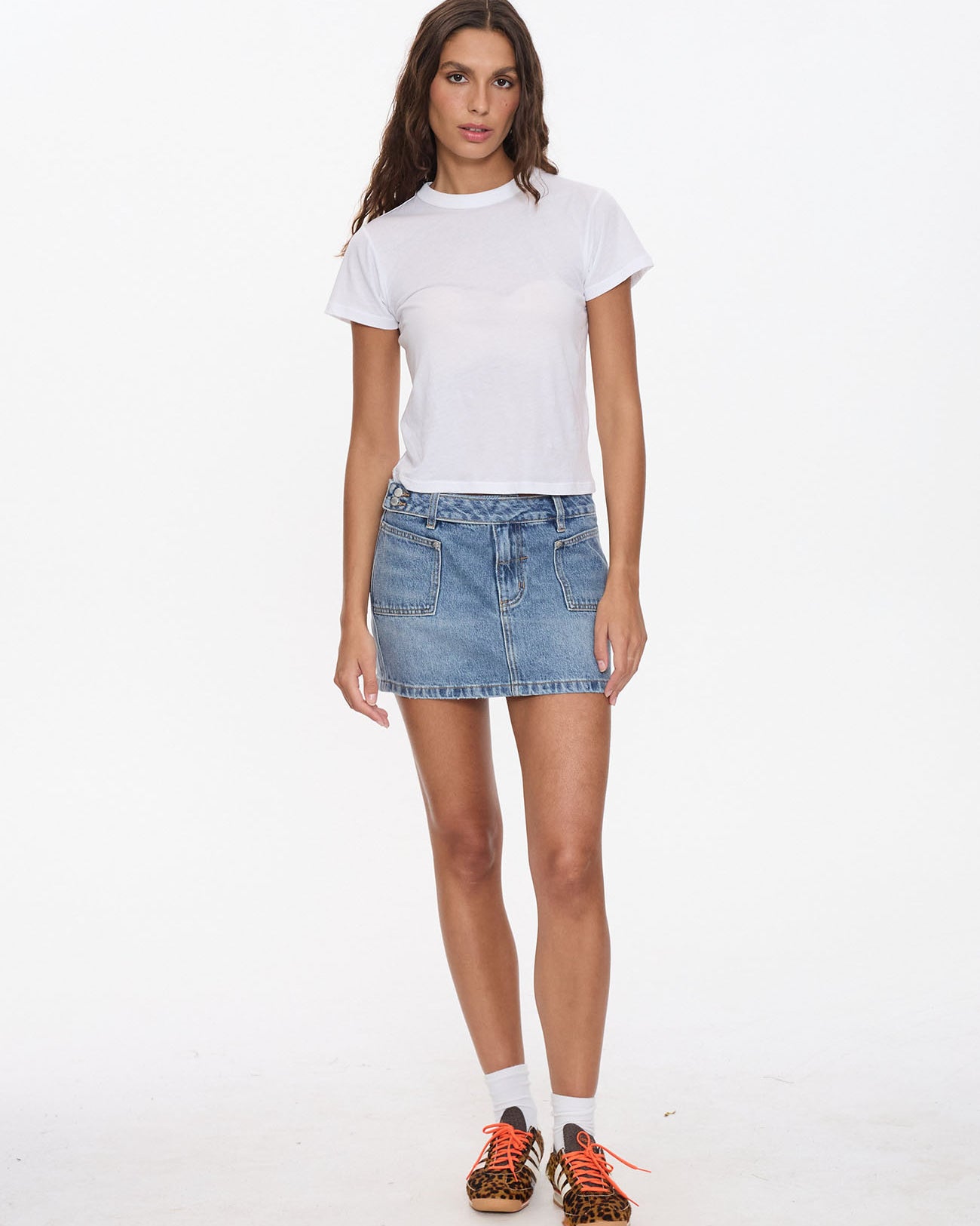 Wyatt Y2K Mid Rise Mini Skirt