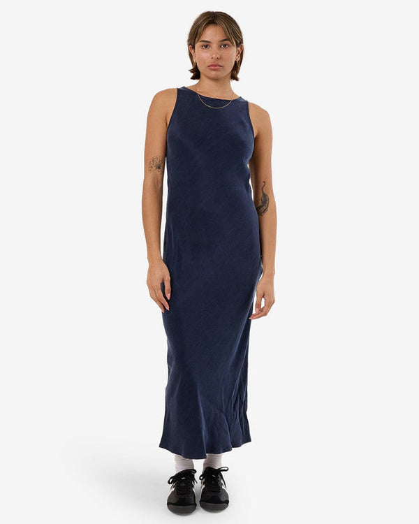 Indigo Slip Dress