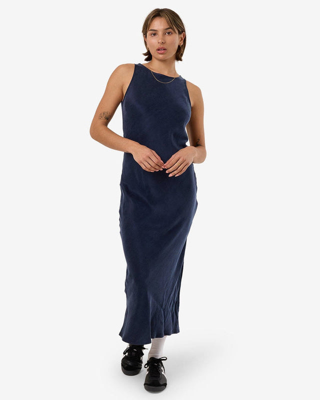 Indigo Slip Dress