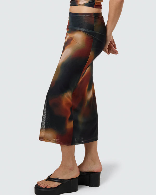 Metamorphic Daze Slip Skirt