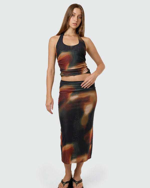 Metamorphic Daze Slip Skirt