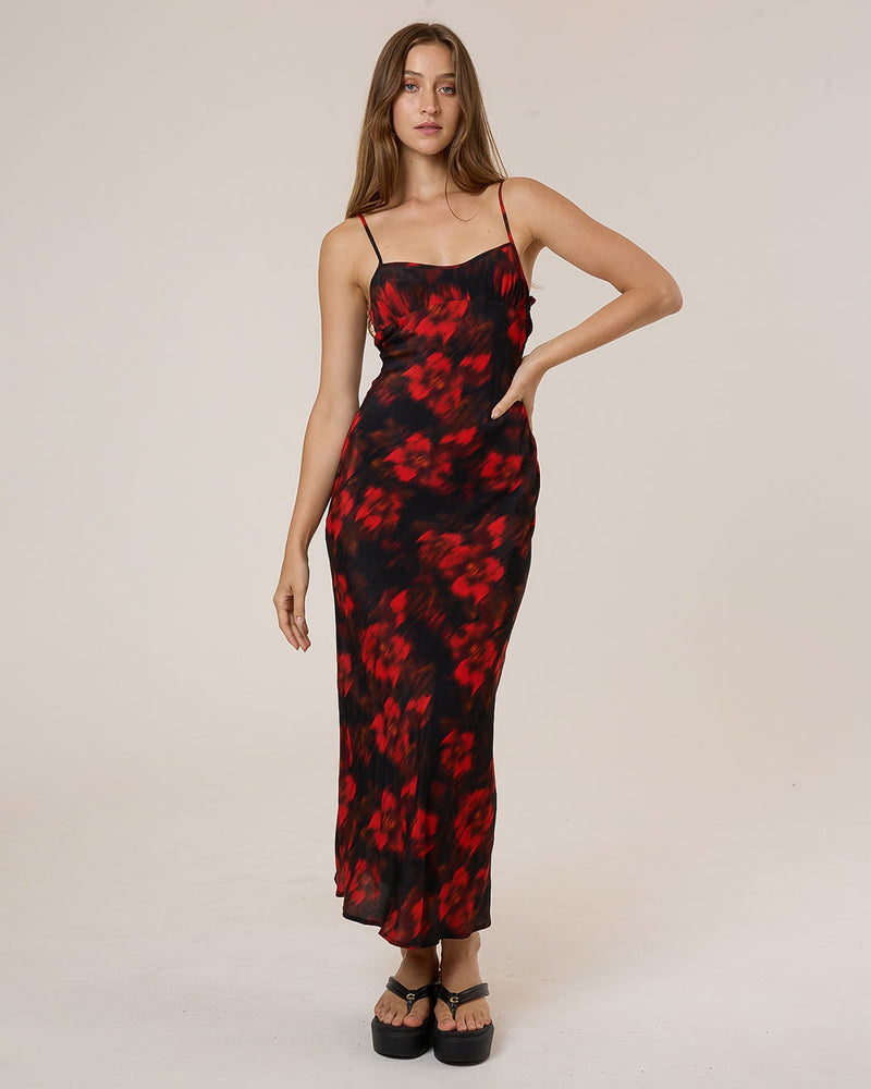 Lucky For You Floral Maxi Dress