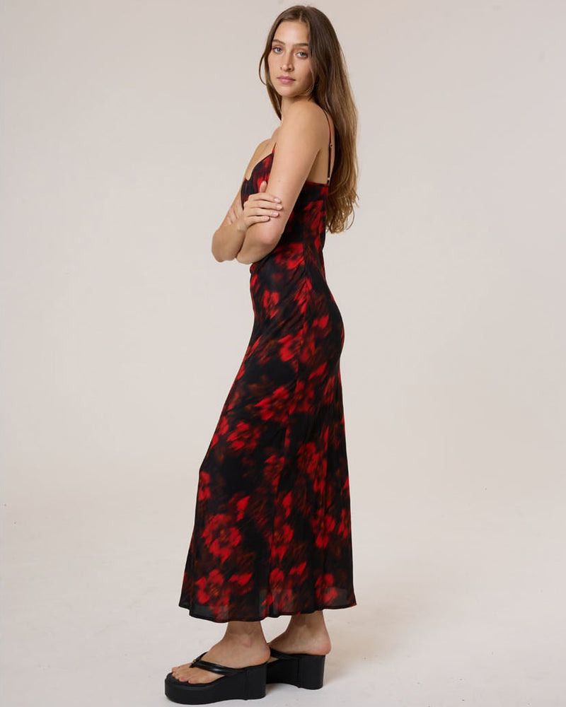 Lucky For You Floral Maxi Dress