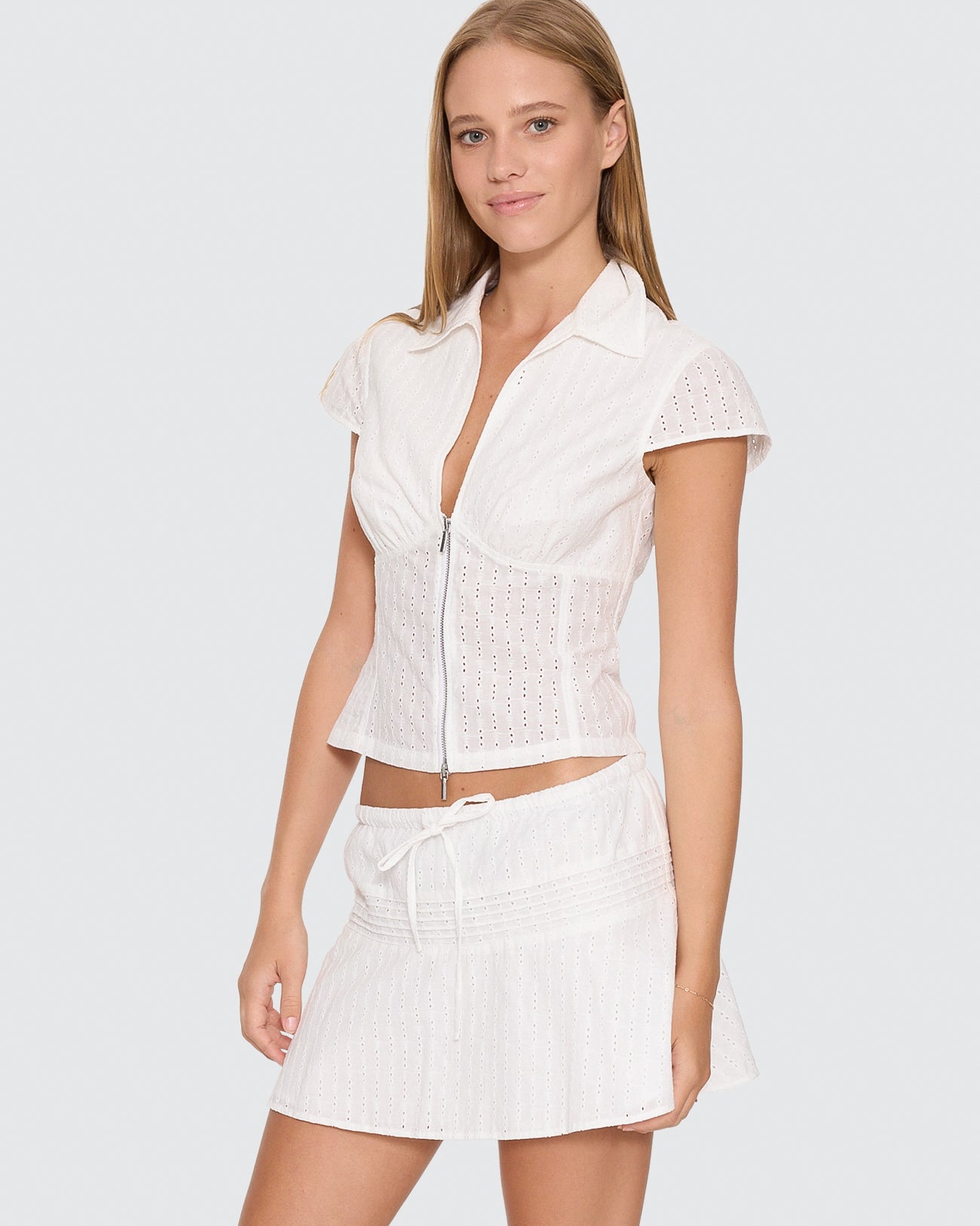 Danica Broderie Anglaise Top