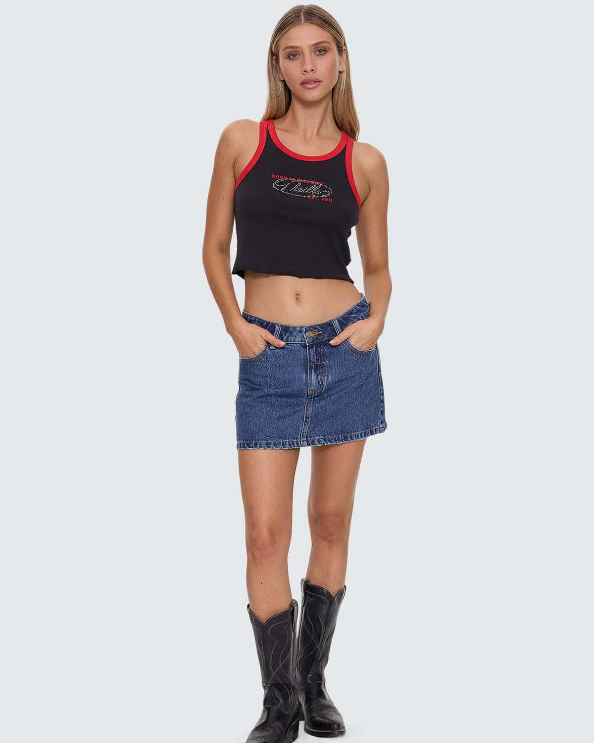 Chaos Reigns Studded Tank