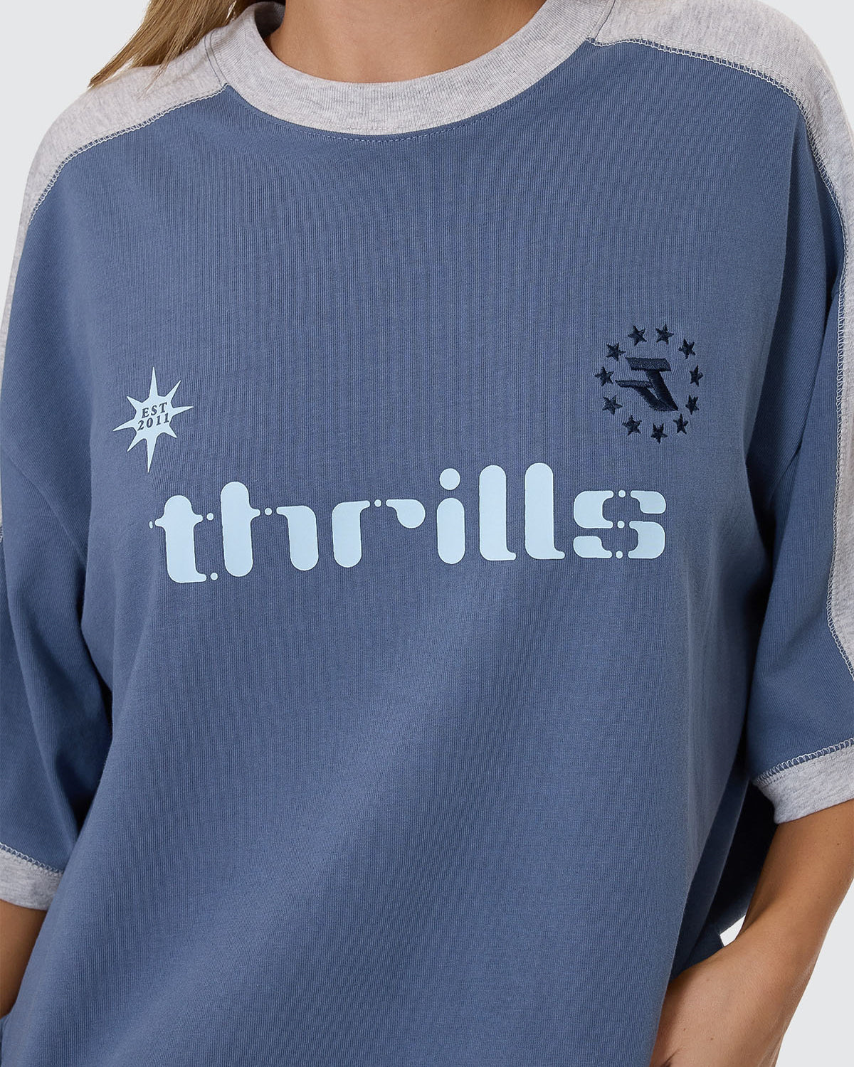 Hot Shot Panelled Oversized Tee