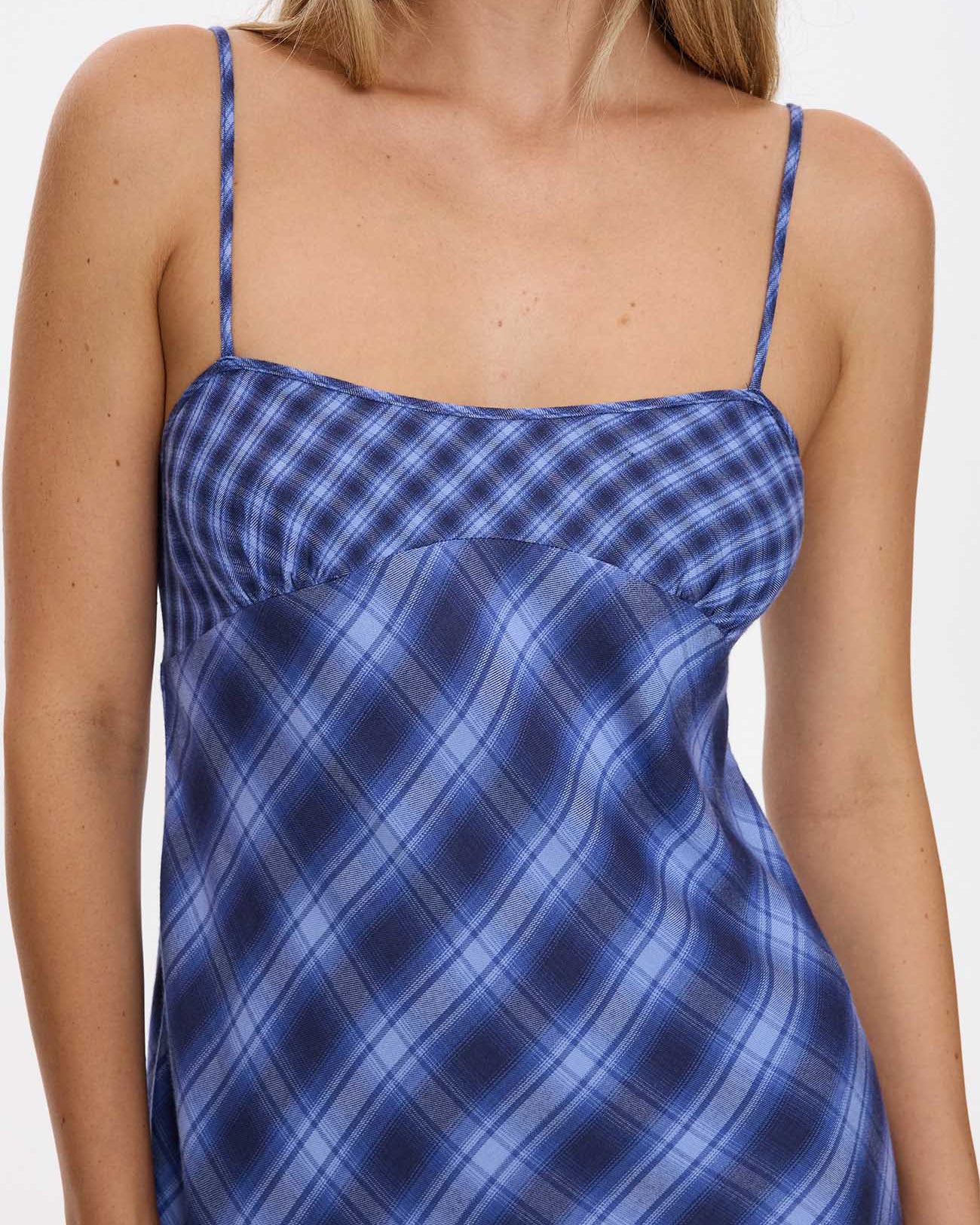 High Speed Check Mini Dress