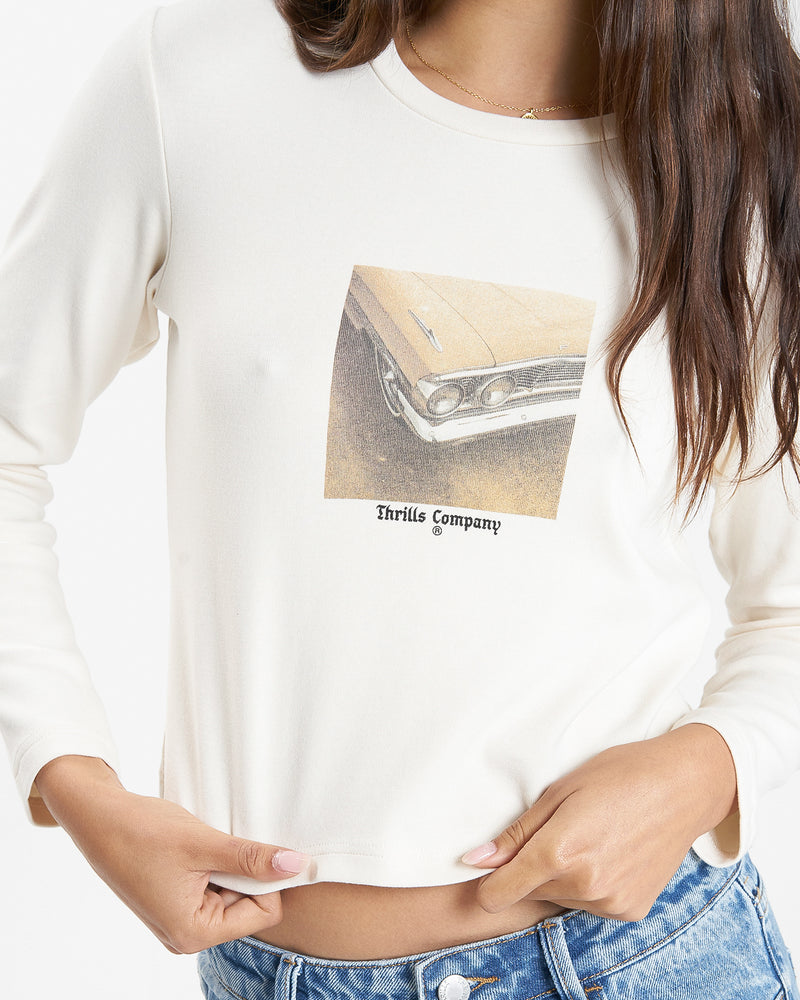 Old And Gold Mini Long Sleeve Tee