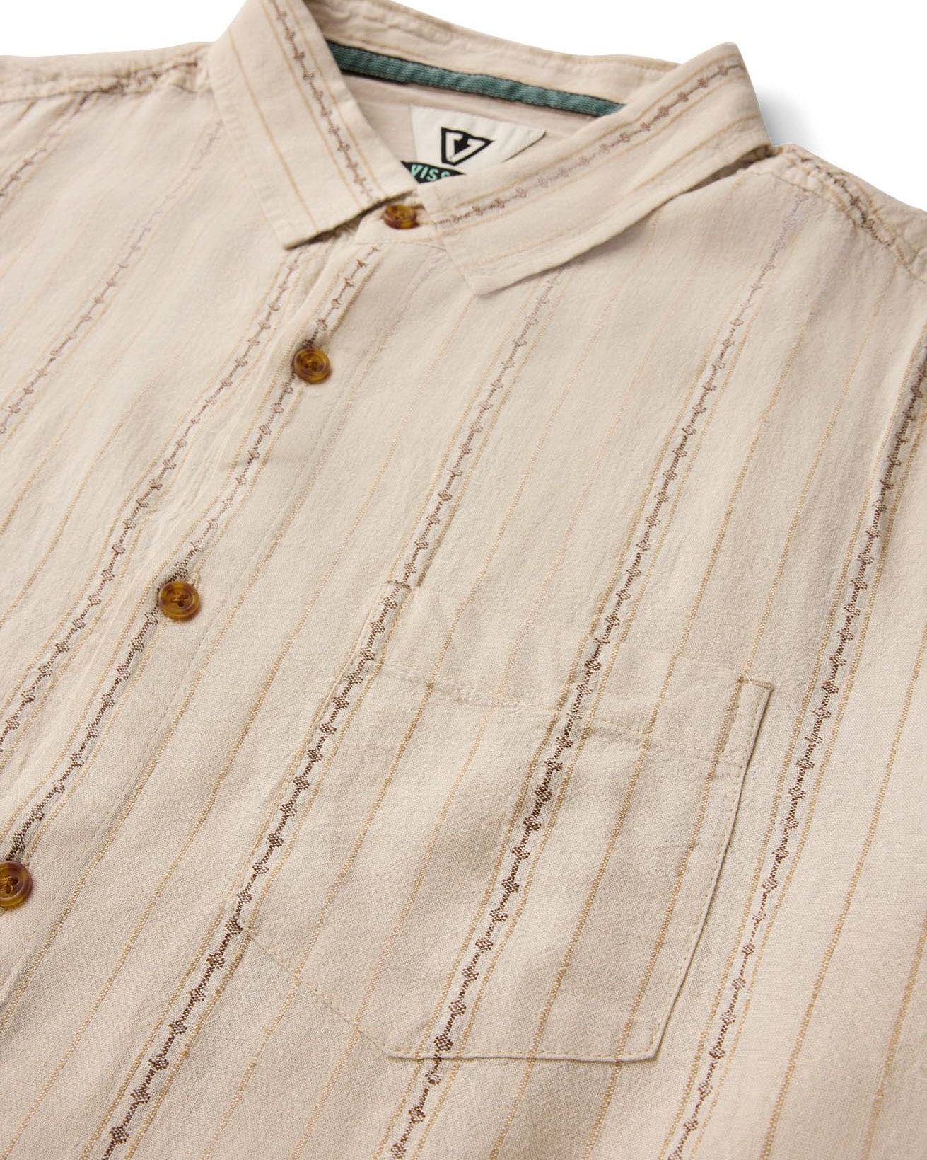 Linen Pin Short Sleeve Shirt