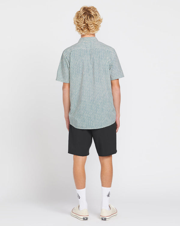 Scaler Stone Woven Short Sleeve Top