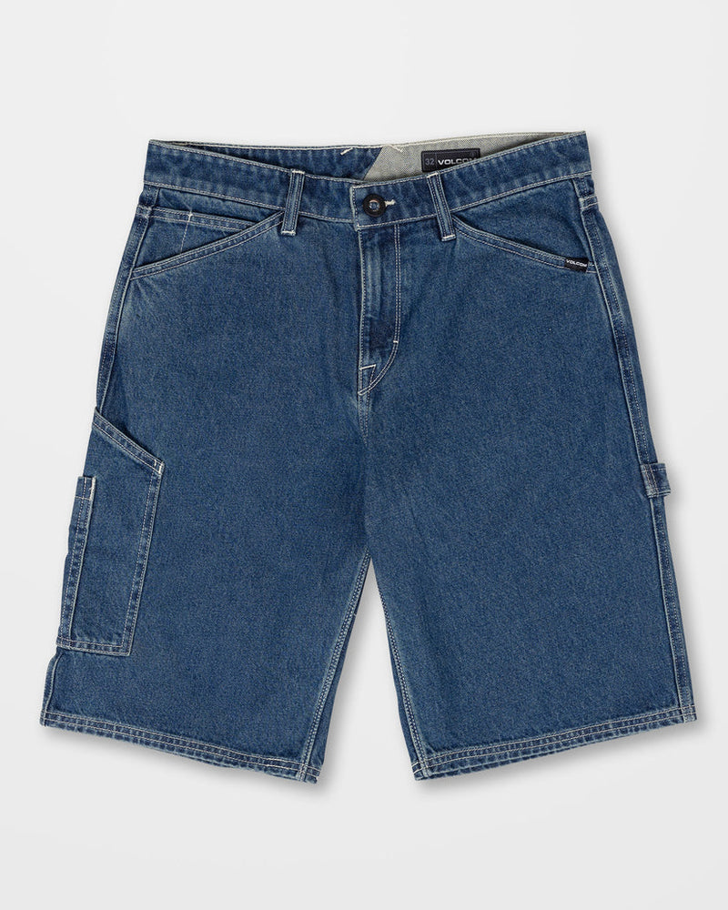 Labored Denim Utility Short