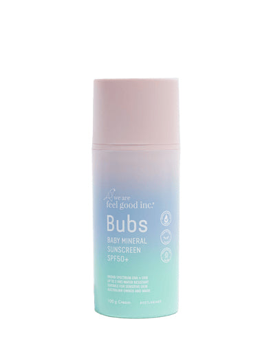 Bubs Baby Mineral Sunscreen SPF50+ 100g