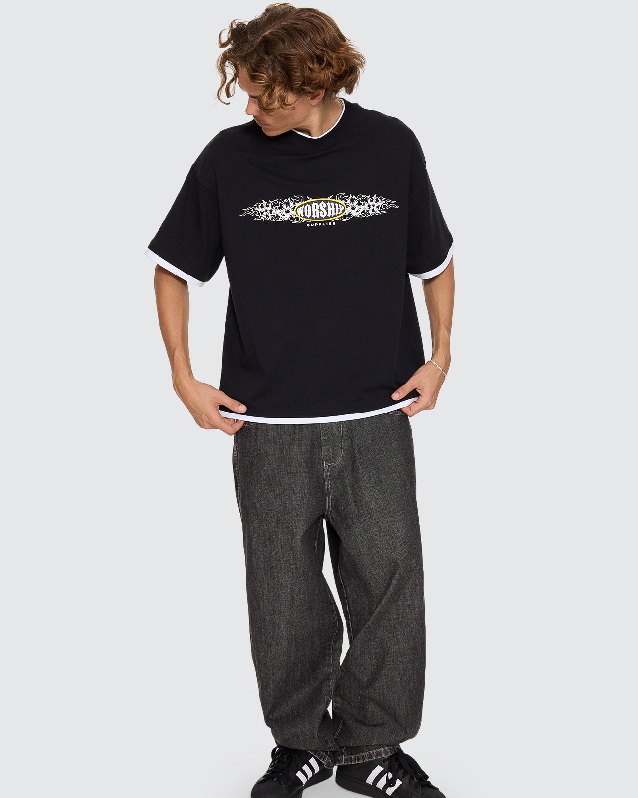 Tropic Reign Box Crop Layer Tee