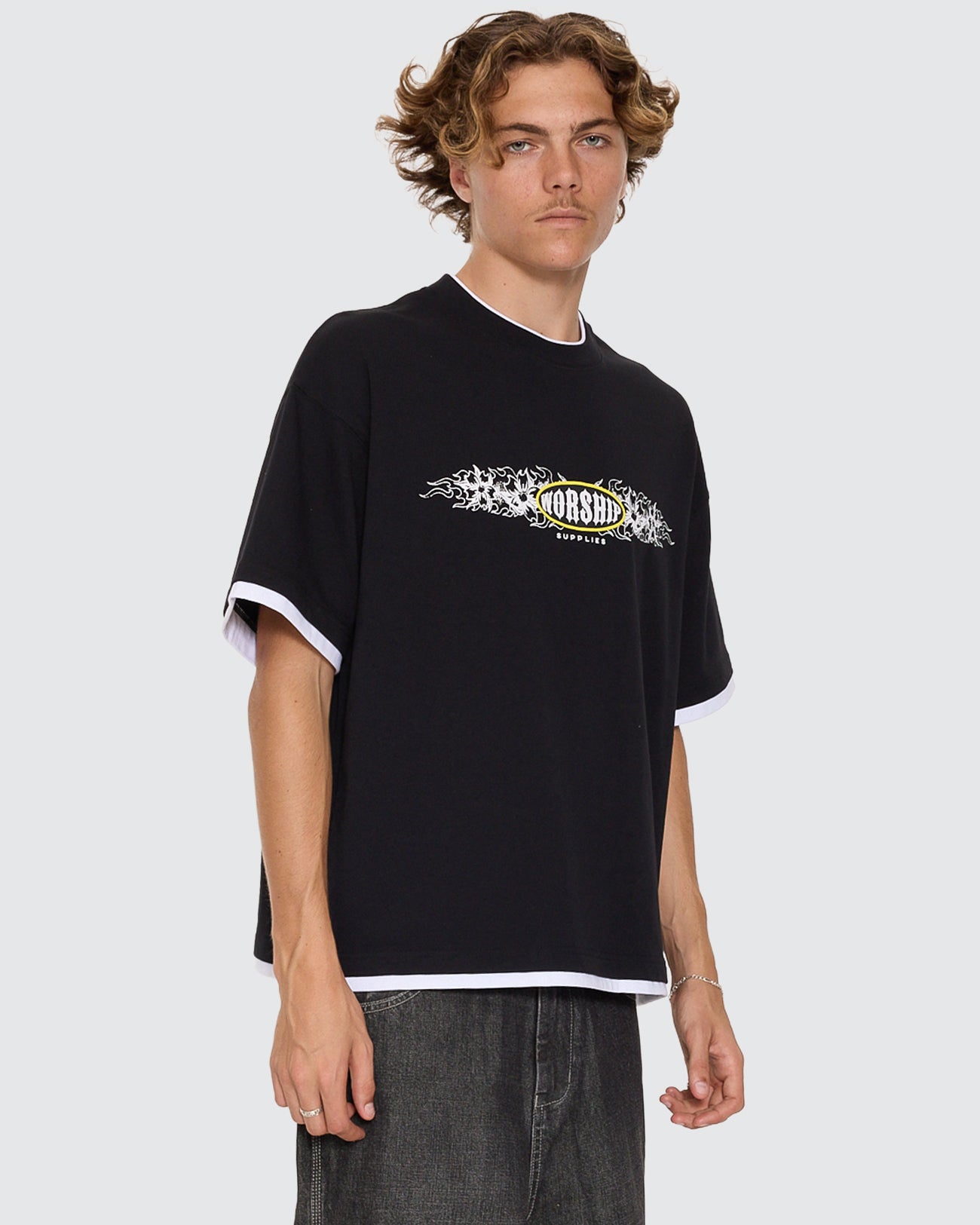 Tropic Reign Box Crop Layer Tee