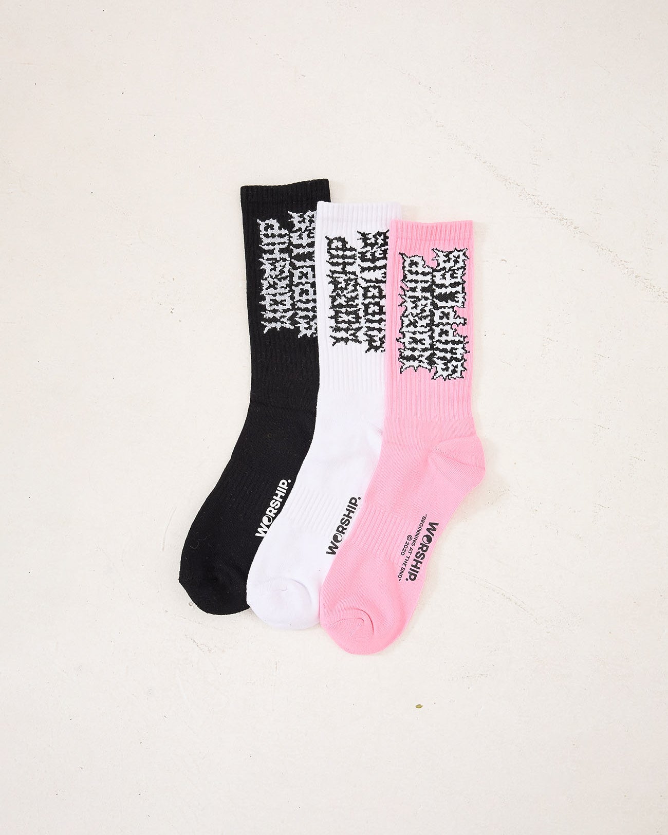 Pile Up Socks 3 Pack