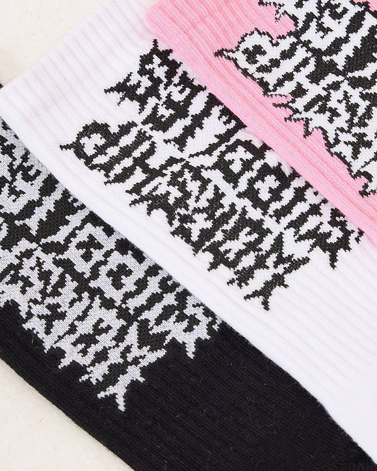 Pile Up Socks 3 Pack