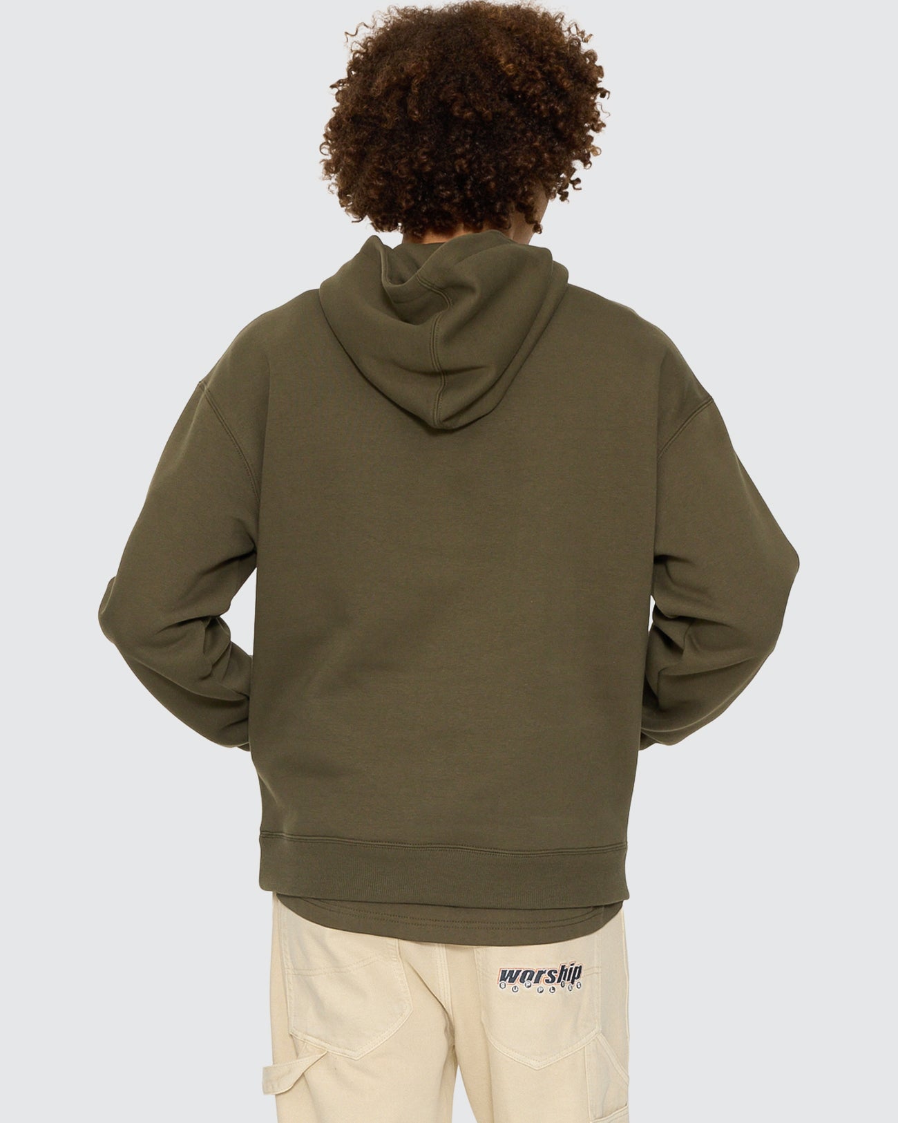 Line Stepper Pullover Hood