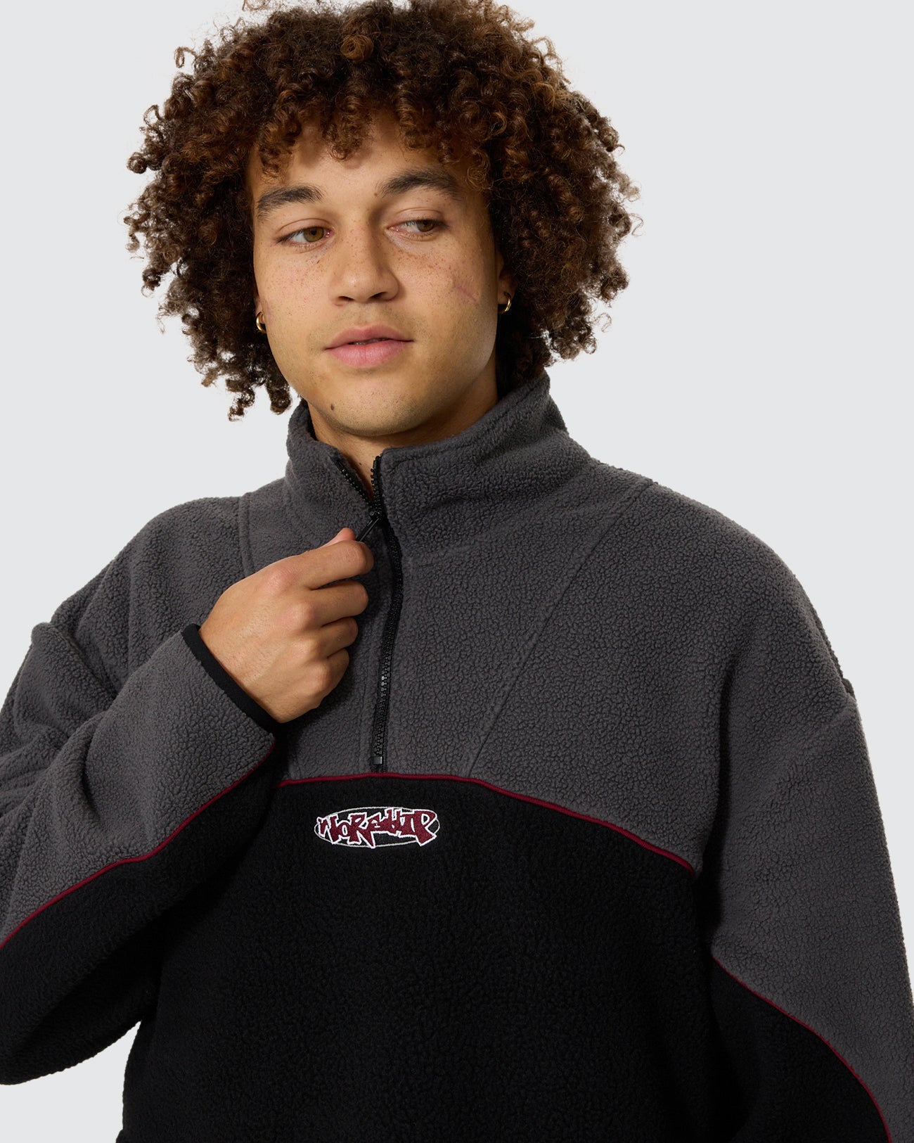 Wyldstyle Quarter Zip Sherpa Fleece