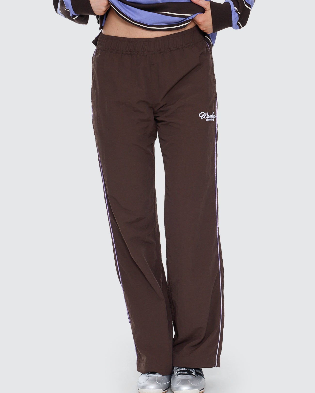 Coed Nylon Track Pant
