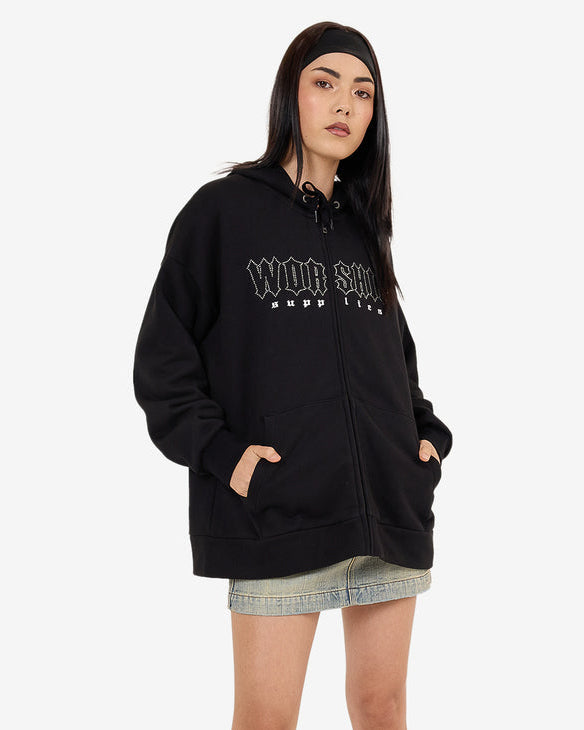 Glitz Zip Front Hood