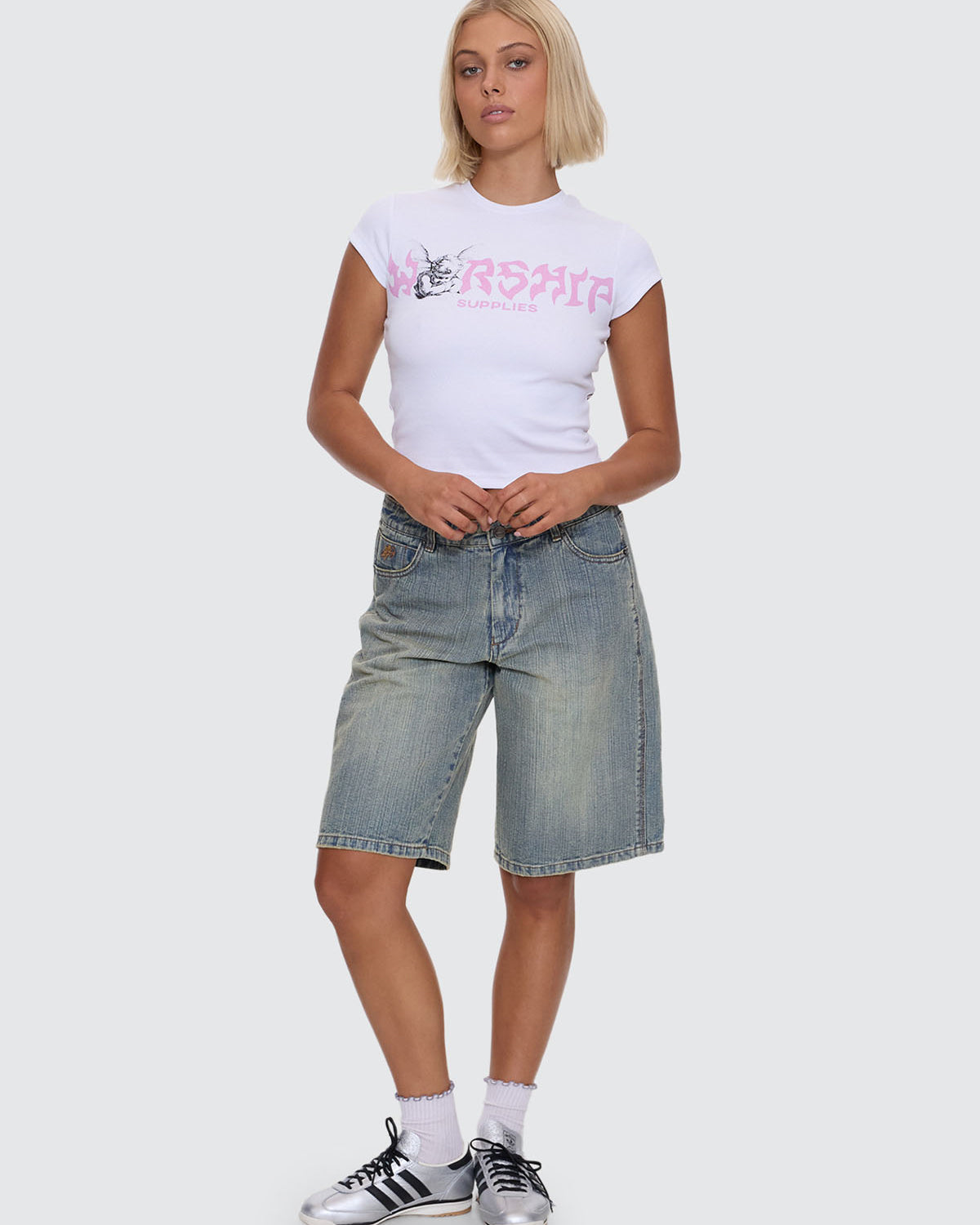 Horns Cap Sleeve Tee