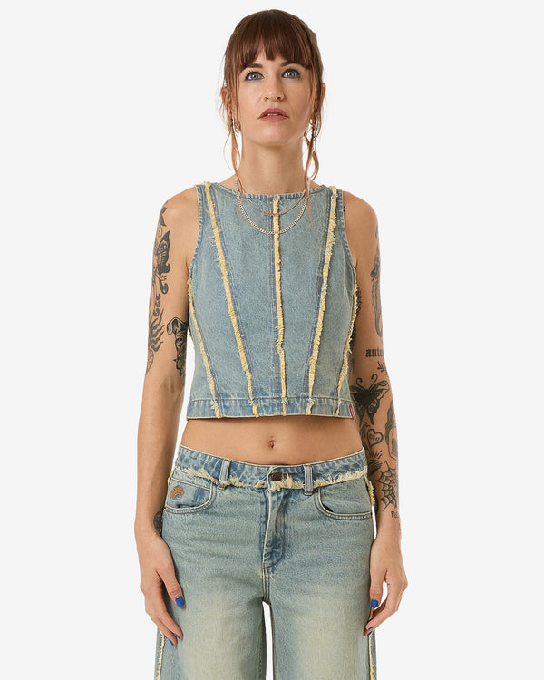 Revenge Denim Top