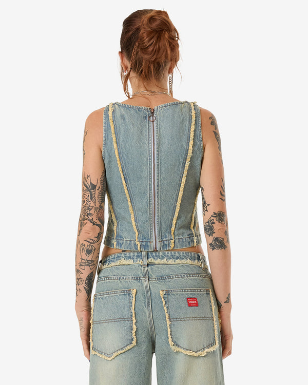 Revenge Denim Top