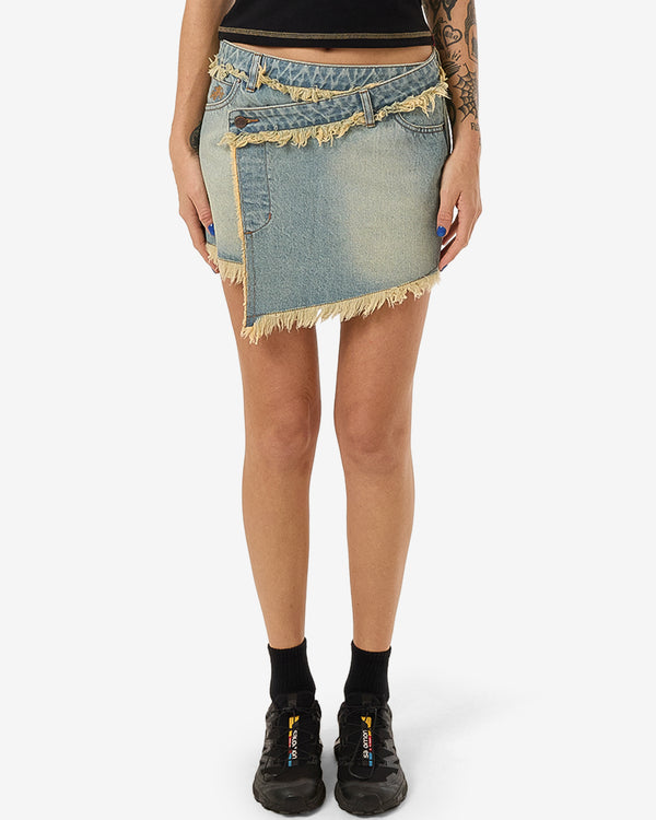 Revenge Denim Mini Skirt