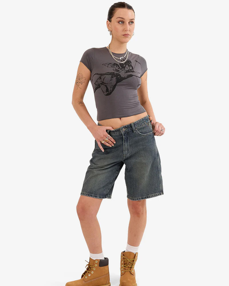 Cherub Cap Sleeve Top