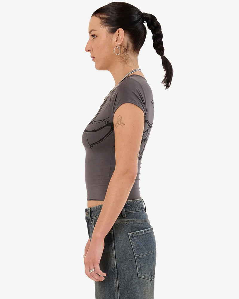 Cherub Cap Sleeve Top