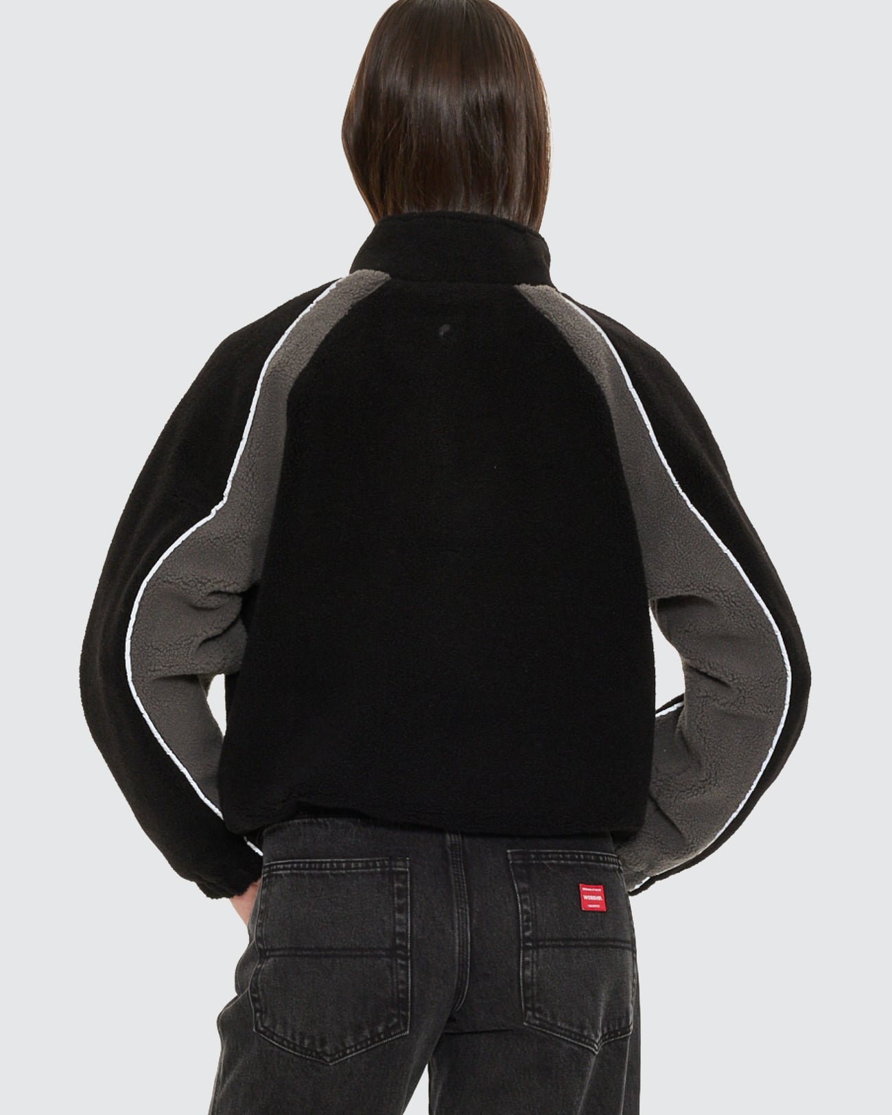 Tainted Quarter Zip Sherpa Fleece