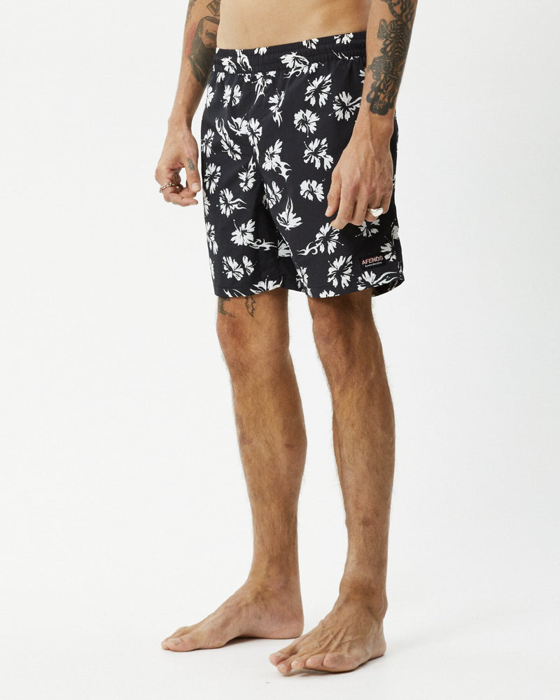 Hibiscus - Recycled Swim Short 18 Inch