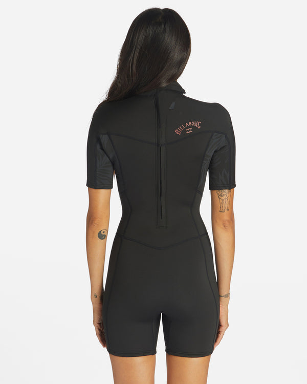 202 Synergy Back Zip Short Sleeve Springsuit