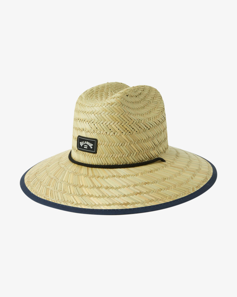 Tides Print Straw Hat