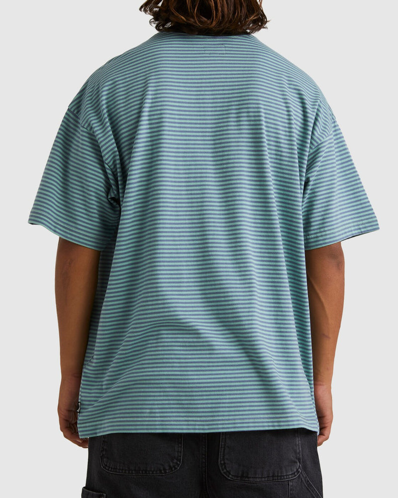 Absense Stripe Short Sleeve Shirt