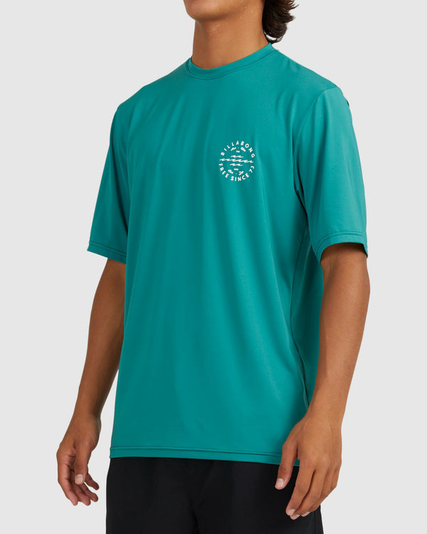 Big Wave Daz Lf Short Sleeve Rashie