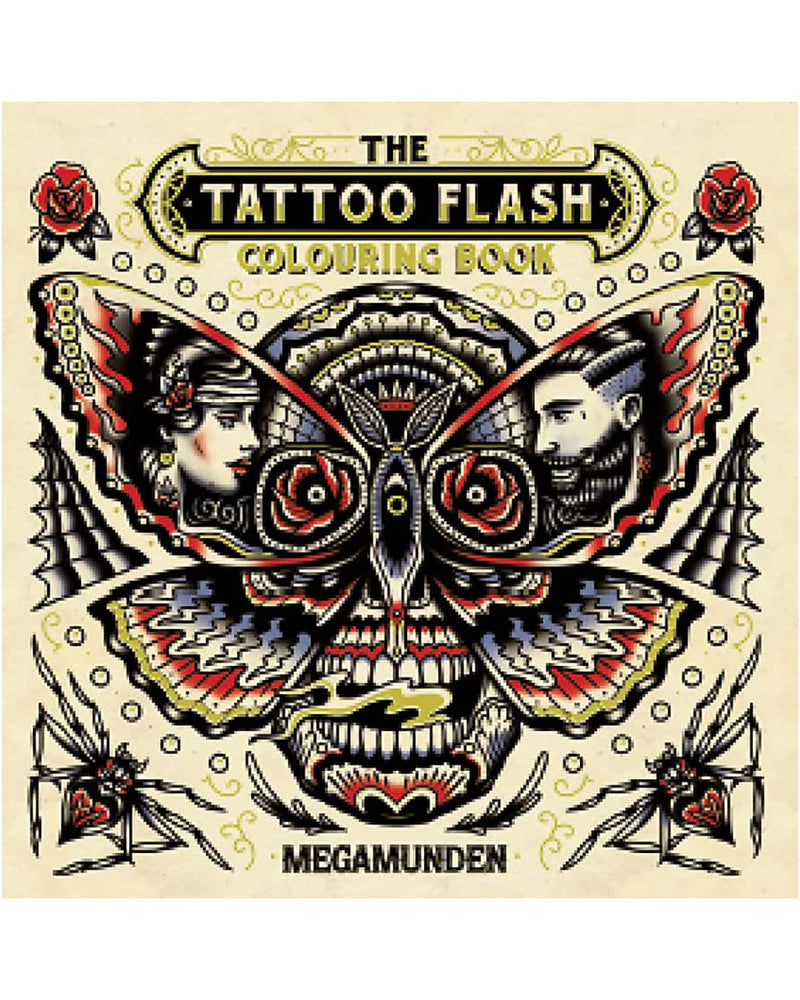 Tattoo Flash Colouring Book