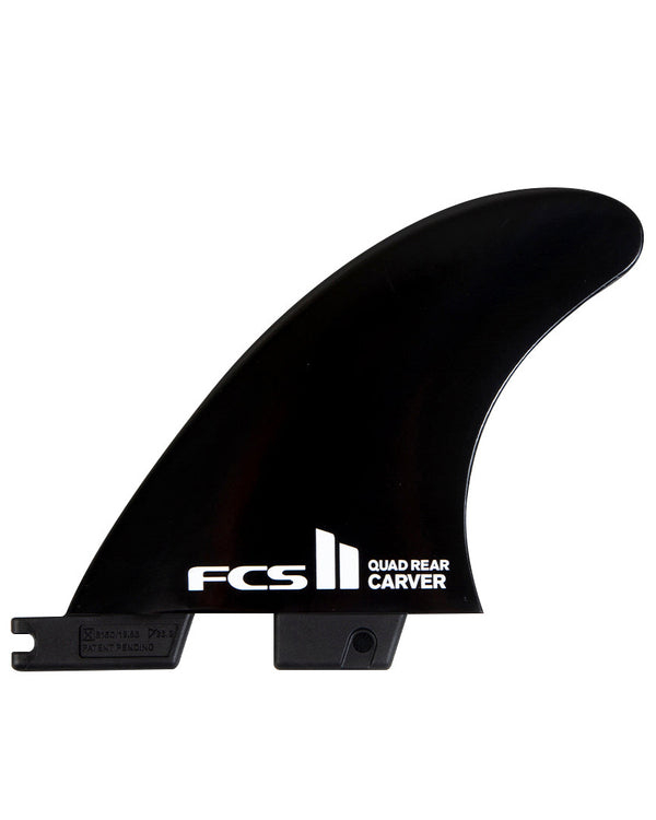 FCS II Carver Black Quad Rear Fins