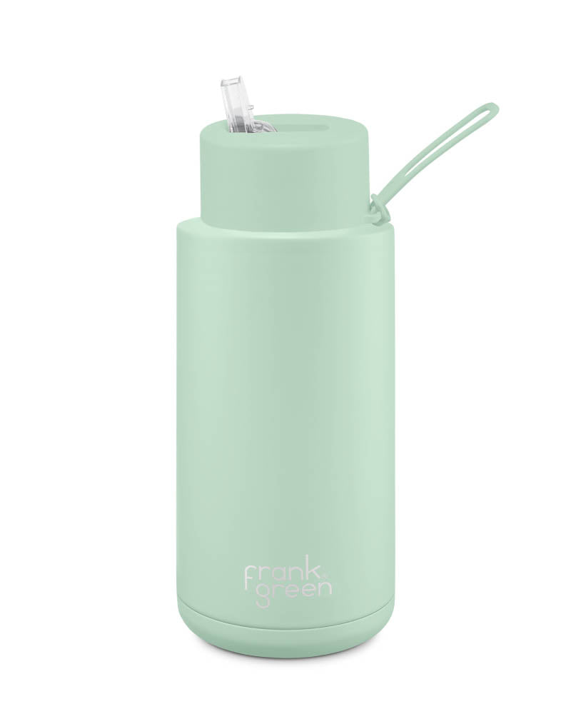 34oz Reusable Bottle Straw Lid