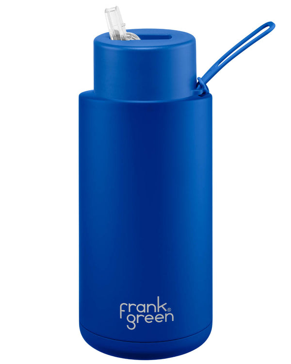 34oz Reusable Bottle Straw Lid
