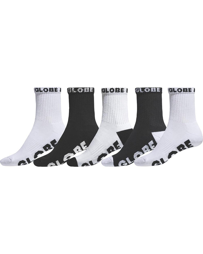 Large Quarter Socks 12-15 5Pk