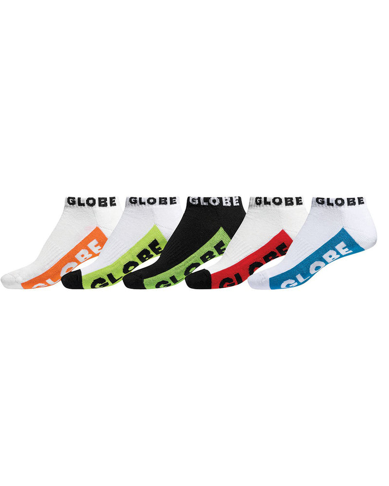 Multi Brights Ankle Socks 5Pk