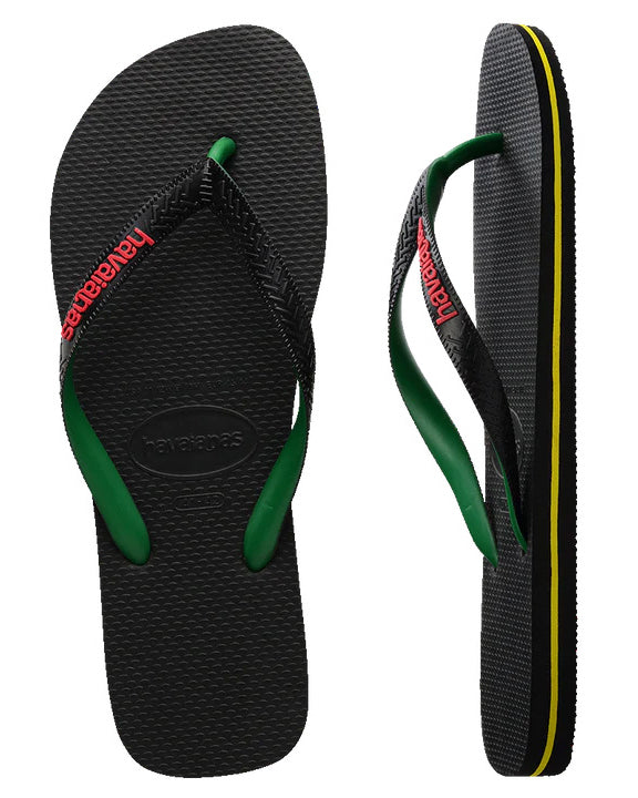 Top Rubber Logo Mix Black/Green