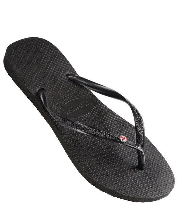 Slim Coloured Crystal SW II Black/Light Rose