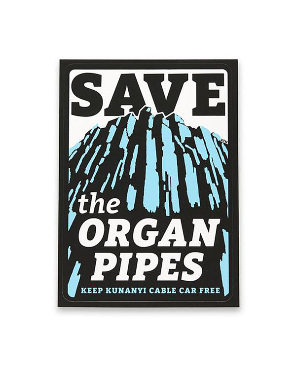 Save Organ Pipes Sticker