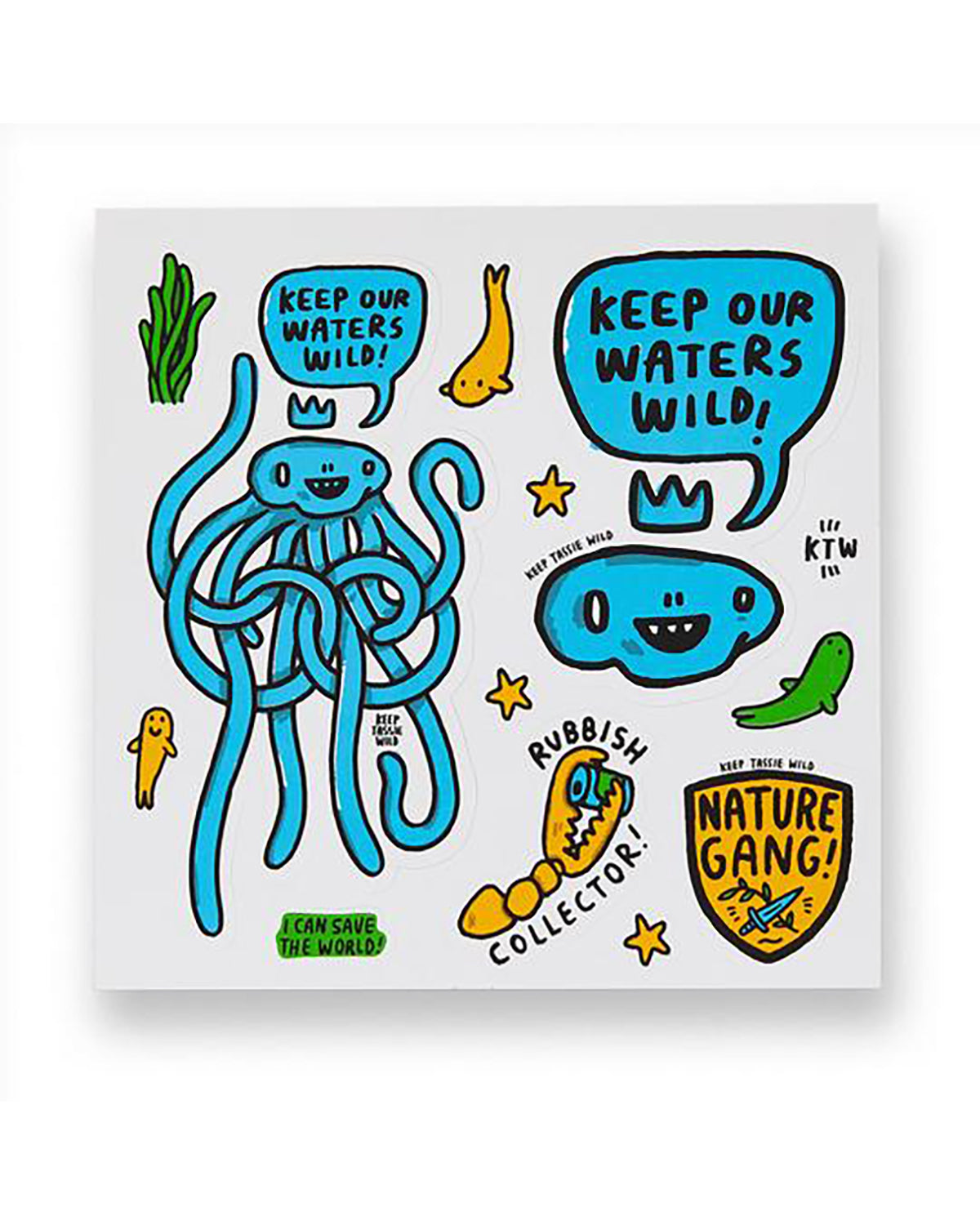 Waters Wild Sticker