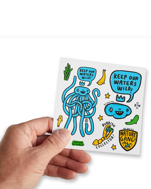 Waters Wild Sticker