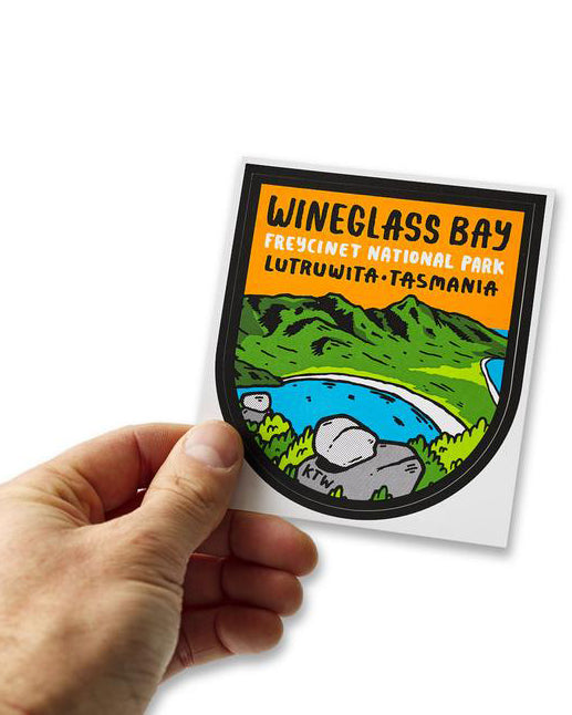 Wineglass Bay Sticker